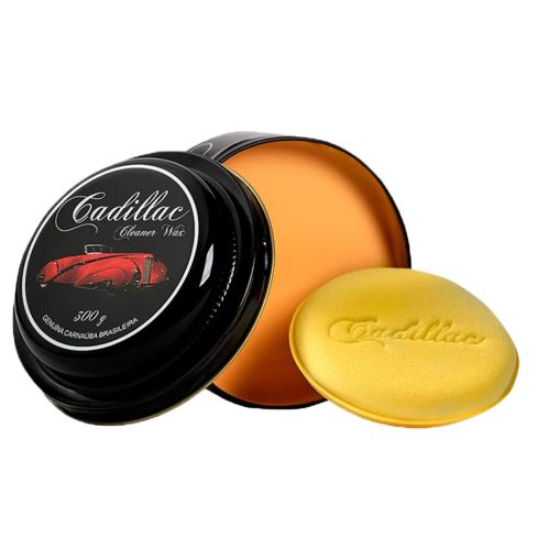 CLEANER WAX CERA CARNAUBA COM APLICADOR 300g - CADILLAC