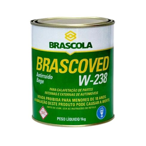 BRASCOVED W238 ANTIRRUÍDO BEGE 1kg - BRASCOLA