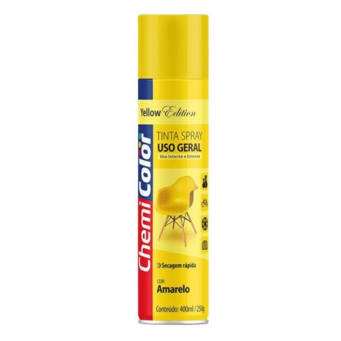 TINTA SPRAY UG AMARELO 400ml - CHEMICOLOR