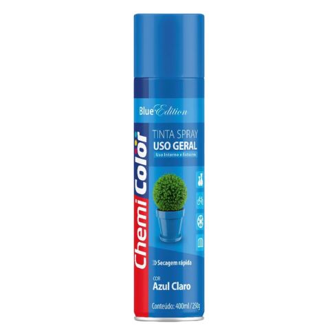TINTA SPRAY UG AZUL CLARO 400ml - CHEMICOLOR