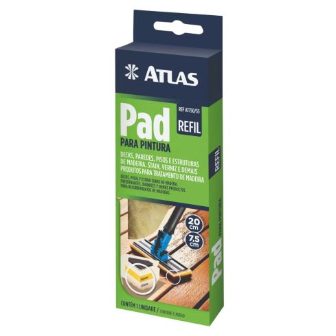 REFIL P PAD DE VERNIZ AT75055 200x75mm - ATLAS