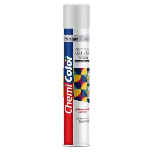 TINTA SPRAY UG BRANCO FOSCO 250ml - CHEMICOLOR