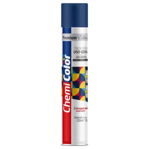 TINTA SPRAY UG AZUL ESCURO 250ml - CHEMICOLOR