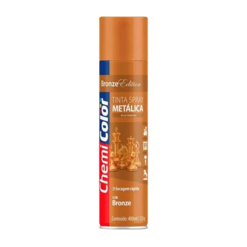 TINTA SPRAY METALICA BRONZE 400ml - CHEMICOLOR