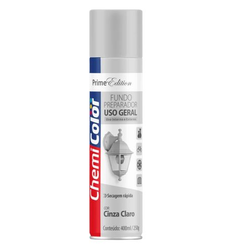 TINTA SPRAY UG FUNDO PREPARADOR CINZA CLARO 400ml - CHEMICOLOR