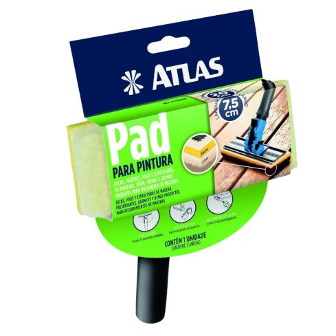 PAD P PINTURA Stain C CABO PLASTICO AT75090 200x75mm - ATLAS