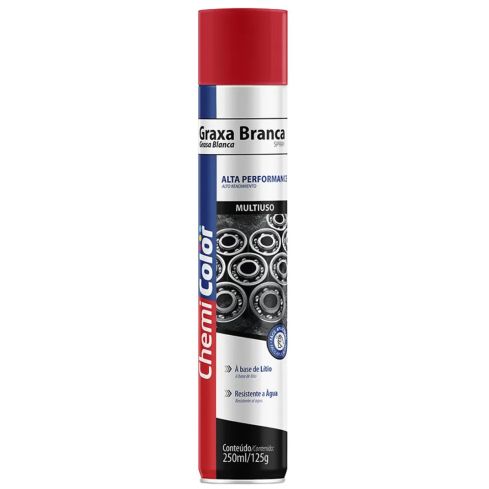 GRAXA BRANCA SPRAY 250ml125g - CHEMICOLOR