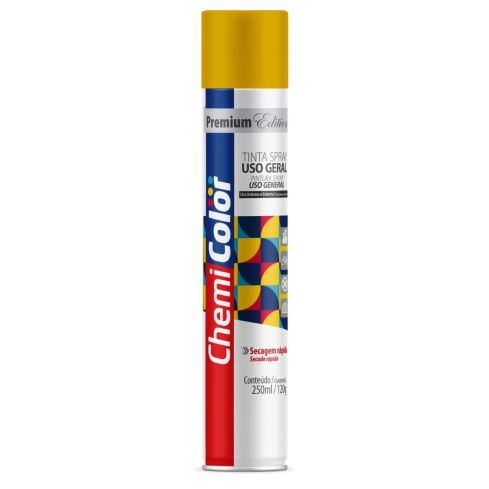 TINTA SPRAY UG AMARELO 250ml - CHEMICOLOR