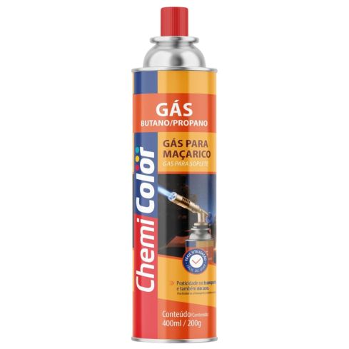 GAS PARA MACARICO 400ml200g - CHEMICOLOR