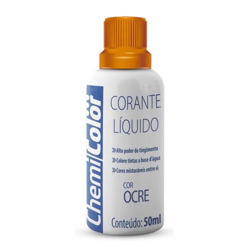 CORANTE LIQUIDO OCRE 50ml c12un - CHEMICOLOR