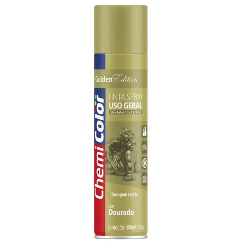 TINTA SPRAY UG DOURADO 400ml - CHEMICOLOR