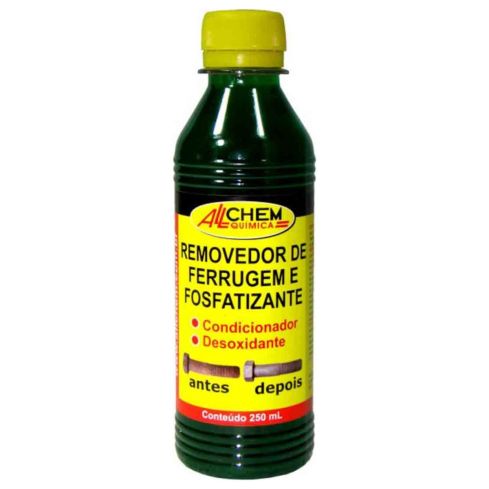REMOVEDOR DE FERRUGEM E FOSFATIZANTE 250ml - ALLCHEM