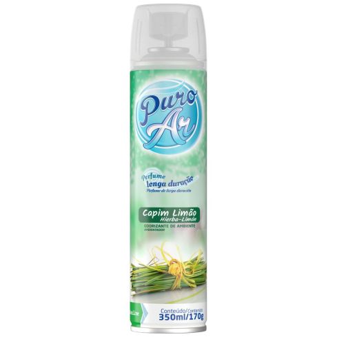 ODORIZANTE DE AMBIENTES CAPIM LIMAO 400ml350ml - PURO AR