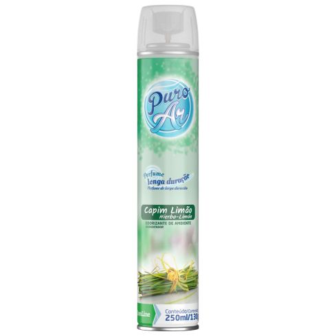 ODORIZANTE DE AMBIENTES CAPIM LIMAO 250ml - PURO AR