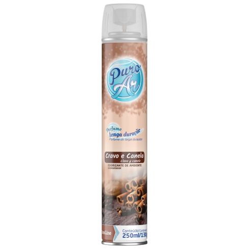 ODORIZANTE DE AMBIENTES CRAVO E CANELA 250ml - PURO AR