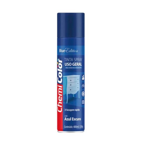 TINTA SPRAY UG AZUL ESCURO 400ml - CHEMICOLOR