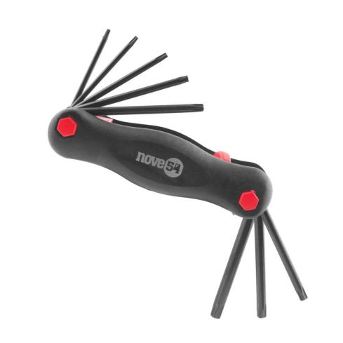 CHAVE TORX CANIVETE JOGO 8 pcsT910152025273040 - NOVE54