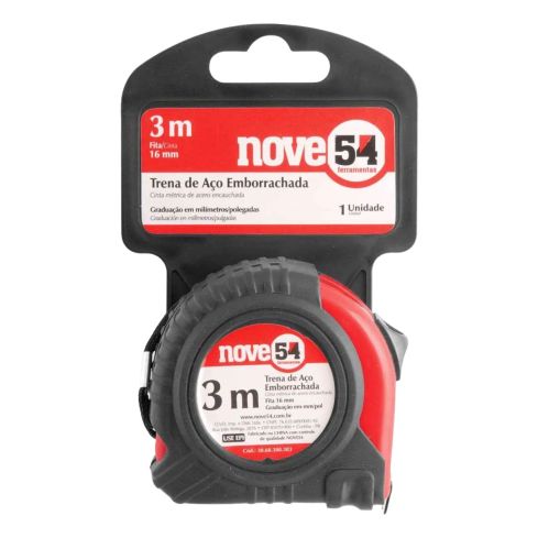 TRENA ACO EMBORRACHADA 3m x 16mm - NOVE54