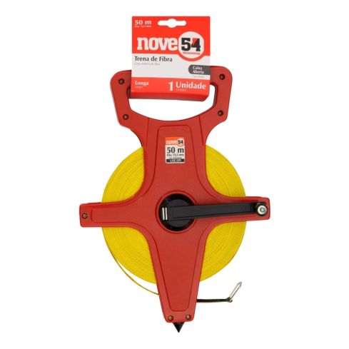 TRENA LONGA DE FIBRA CAIXA ABERTA 50m x 125mm - NOVE54