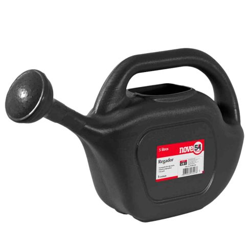 REGADOR PLASTICO 5 litros PRETO - NOVE54