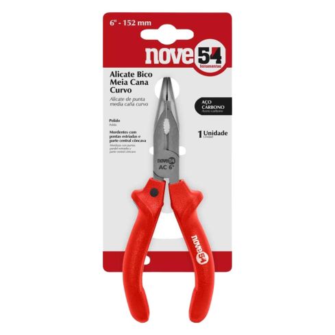 ALICATE BICO MEIA CANA CURVO 6 152mm ACPolido - NOVE54