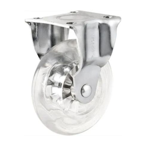 RODIZIO FIXO 2 TRANSPARENTE PU - NOVE54