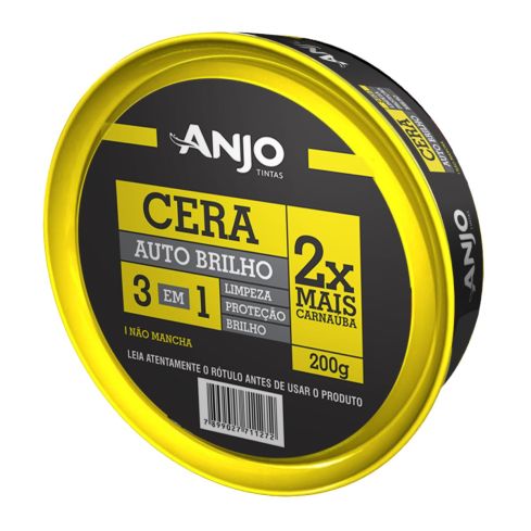 CERA AUTO BRILHO 3 em 1 200g - ANJO