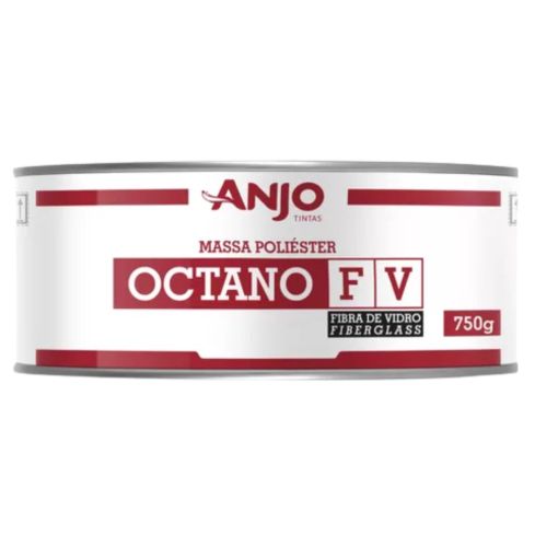 MASSA POLIESTER OCTANO FV 750 gr Fibra de Vidro - ANJO
