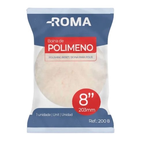 BOINA DE POLIMENTO 8 203mm - ROMA