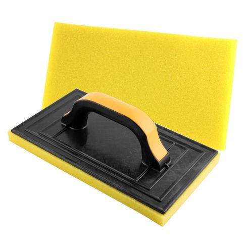 DESEMPENADEIRA PLASTICA COM ESPUMA MEDIA 14x27cm - ROMA