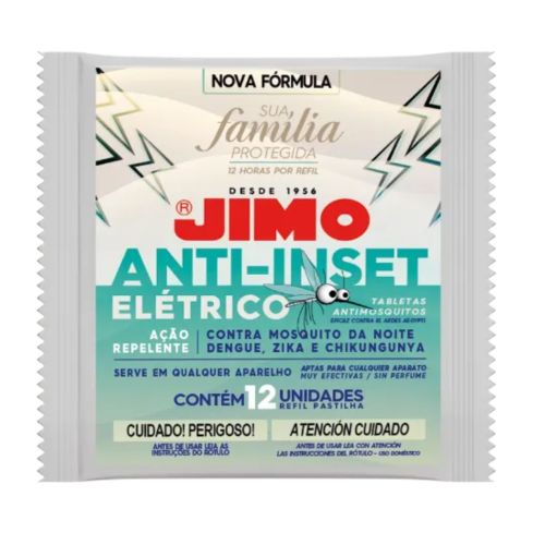 JIMO ANTIINSET REFIL PASTILHAS c12un - JIMO