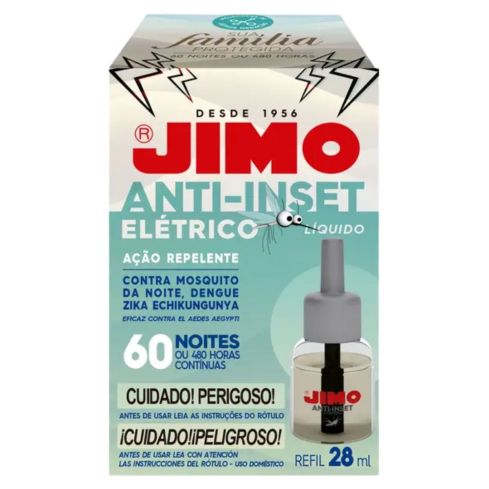 JIMO ANTIINSET REFIL LIQUIDO 60 NOITES - JIMO