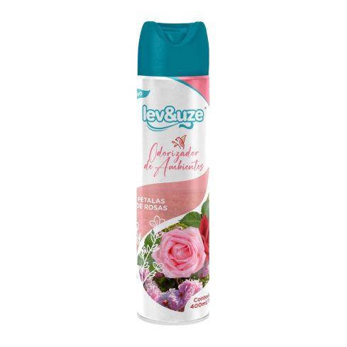 ODORIZADOR DE AMBIENTES PETALAS DE ROSAS 400ml180g - LEV&UZE