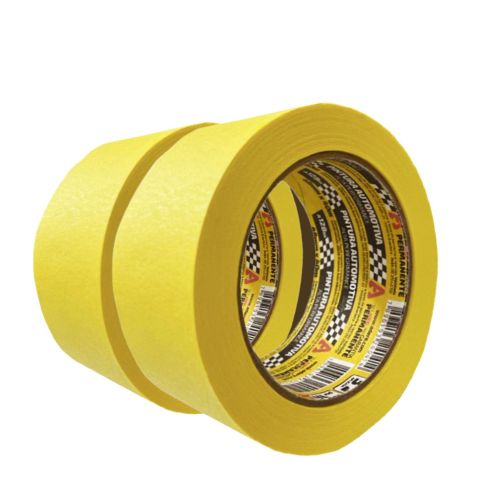 FITA CREPE AUTOMOTIVA AMARELA A128RA 48mmX40m - ADERE