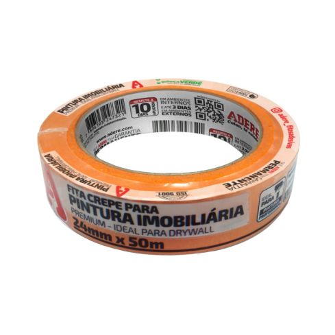 FITA CREPE IMOBILIARIA LARANJA A128RLS 24mmX50m - ADERE