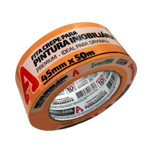 FITA CREPE IMOBILIARIA LARANJA A218RLS 45mmX50m - ADERE