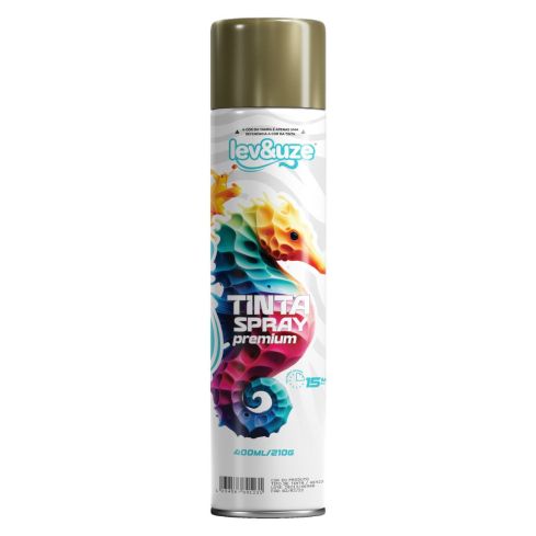 SPRAY METALICO DOURADO 400ml - LEV&UZE