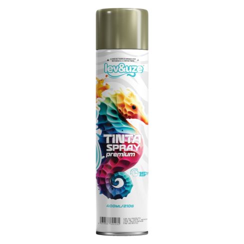 SPRAY METALICO OURO 400ml - LEV&UZE