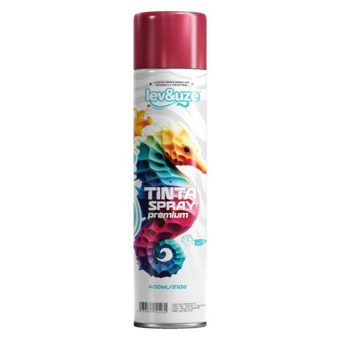 SPRAY METALICO VERMELHO 400ml - LEV&UZE