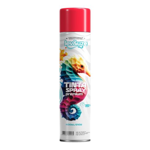 SPRAY LUMINOSO VERMELHO 400ml - LEV&UZE