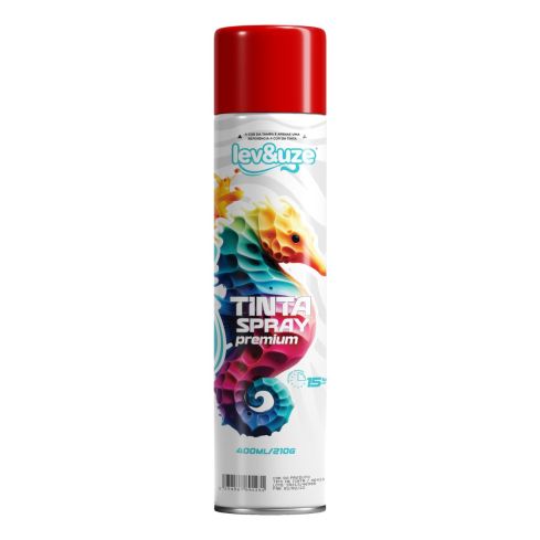 SPRAY ALTA TEMPERATURA VERMELHO 400ml - LEV&UZE