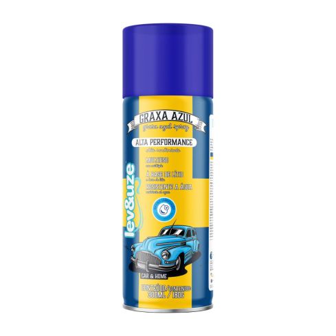 GRAXA DE LITIO SPRAY AZUL 300ml - LEV&UZE