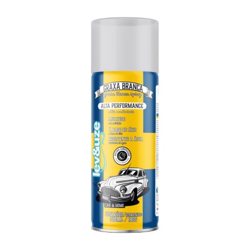 GRAXA DE LITIO SPRAY BRANCA 300ml - LEV&UZE