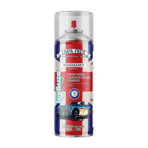LIMPA FREIOS SPRAY 300ml180g - LEV&UZE