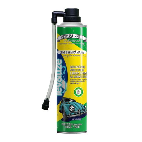 REPARADOR DE PNEUS SPRAY 400ml260g - LEV&UZE