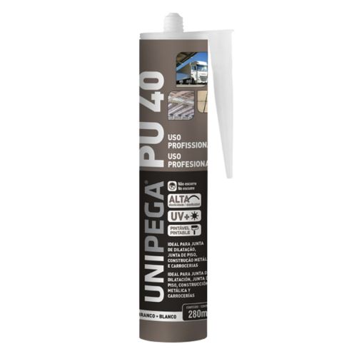 PU 40 USO PROFISSIONAL BRANCO 280ml400g - UNIPEGA