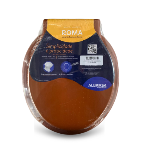 ASSENTO SANITARIO ROMA CARAMELO - ALUMASA