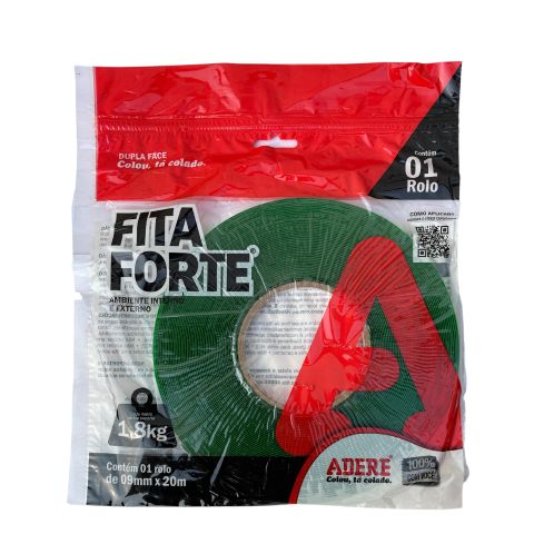 FITA FORTE DUPLA FACE XT100 9mmX20m - ADERE