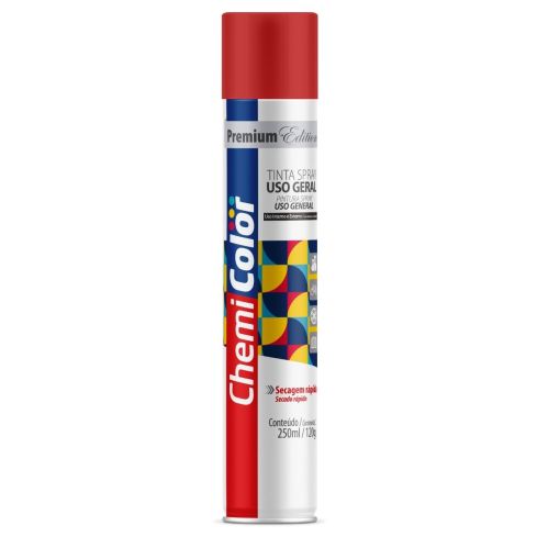 TINTA SPRAY UG VERMELHO 250ml - CHEMICOLOR