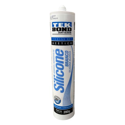 SILICONE ACETICO BRANCO 256g - TEKBOND